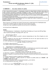 Terminales S Devoir surveillé de physique chimie n°1 (2h) 22/09/2015