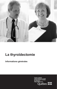 La thyroïdectomie