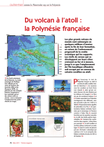 Du volcan à l`atoll : la Polynésie française