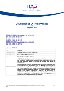 Avis de la Commission de la Transparence du 10-07-2013