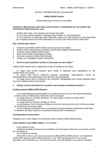 Meda Pharma Notice – KAMILLOSAN Solution – 03/2013 1