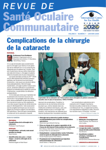 Santé Oculaire Communautaire - Community Eye Health Journal