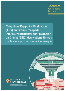 Le climat - Cambridge Institute for Sustainability Leadership