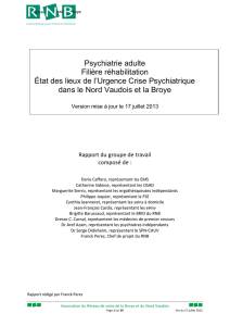 Rapport projet Urgence Crise Psychiatrique