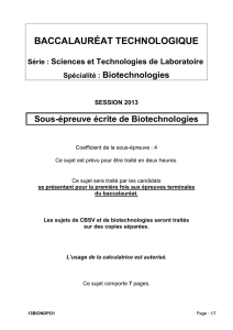 Biotechnologies