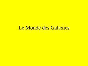 Le Monde des Galaxies