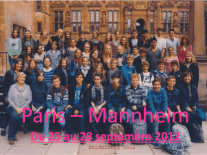 Paris -Mannheim