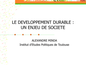 Développement durable - Université Toulouse 1 Capitole