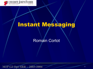 Instant Messaging - membres