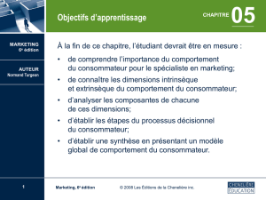 Chapitre 1: Le rôle du marketing