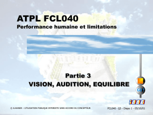 ATPL FCL040 Performance humaine et limitations