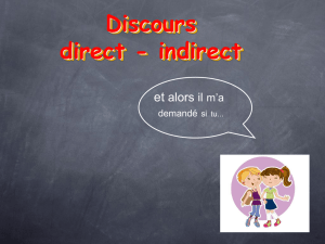 Discours direct