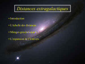distance - Département d`Astrophysique, Géophysique et