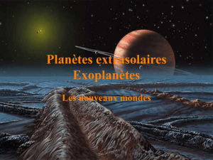 Planètes extrasolaires