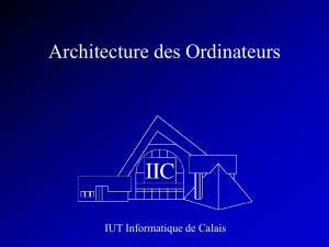 Architecture des Ordinateurs - dut