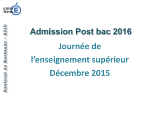 Admission Post-Bac 2016 - Liste des sites Web des établissements