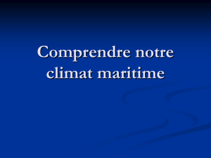 Comprendre notre climat maritime