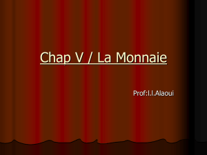 2/Définir la valeur d`une monnaie