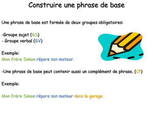 Analyse de phrases