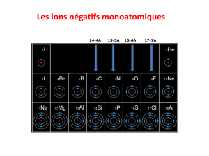 Les ions négatifs monoatomiques