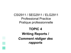 4-Reports / Rapports ppt.