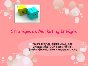 Stratégie de Marketing Intégré