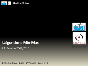 CSII2 – 06 – L`algorithme Min-Max - Nova-box