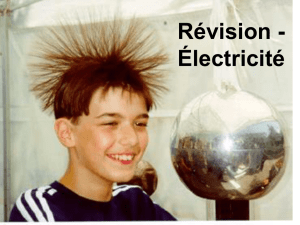 Révision - Électricité