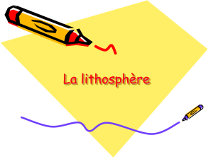La lithosphère