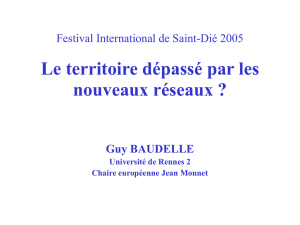 L`Internet - Actes du Festival de géographie à Saint-Die-Des