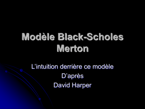 Modèle Black-Scholes Merton
