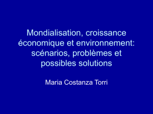 La croissance &eacute;conomique