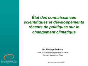 Conclusions de l`IPCC (WG