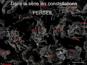 La constellation de Persée