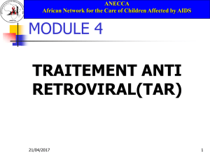 Traitement Antirétroviral (tar)