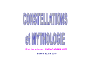 Constellations et mythologie