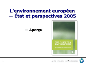 Europe`s environment – State and outlook 2005