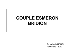 couple esmeron bridion