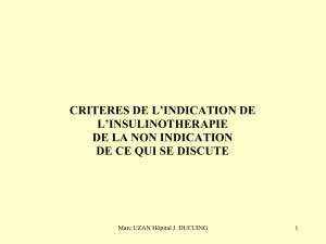 indications et non indications