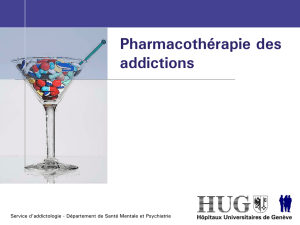 Pharmacothérapie des addictions