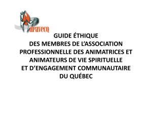 Document Guide Éthique