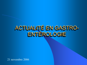 Gastroentérologie Actualité Dr G KLOETI
