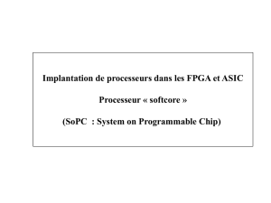 Les circuits FPGA Field Programmable Gate Array