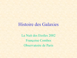 Histoire des Galaxies - Observatoire de Paris