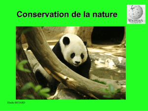 Conservation de la nature