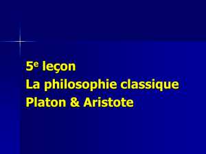 Platon - Service de Philosophie Morale et Politique