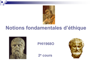 Diapositive 1 - Centre de recherche en éthique