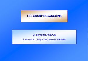Les Groupes Sanguins - le site de la promo 2006-2009