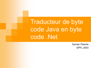 Traducteur de byte code Java en byte code .Net