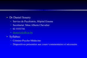Slides du cours de Psychiatrie de l`adulte 2006-2007hot!